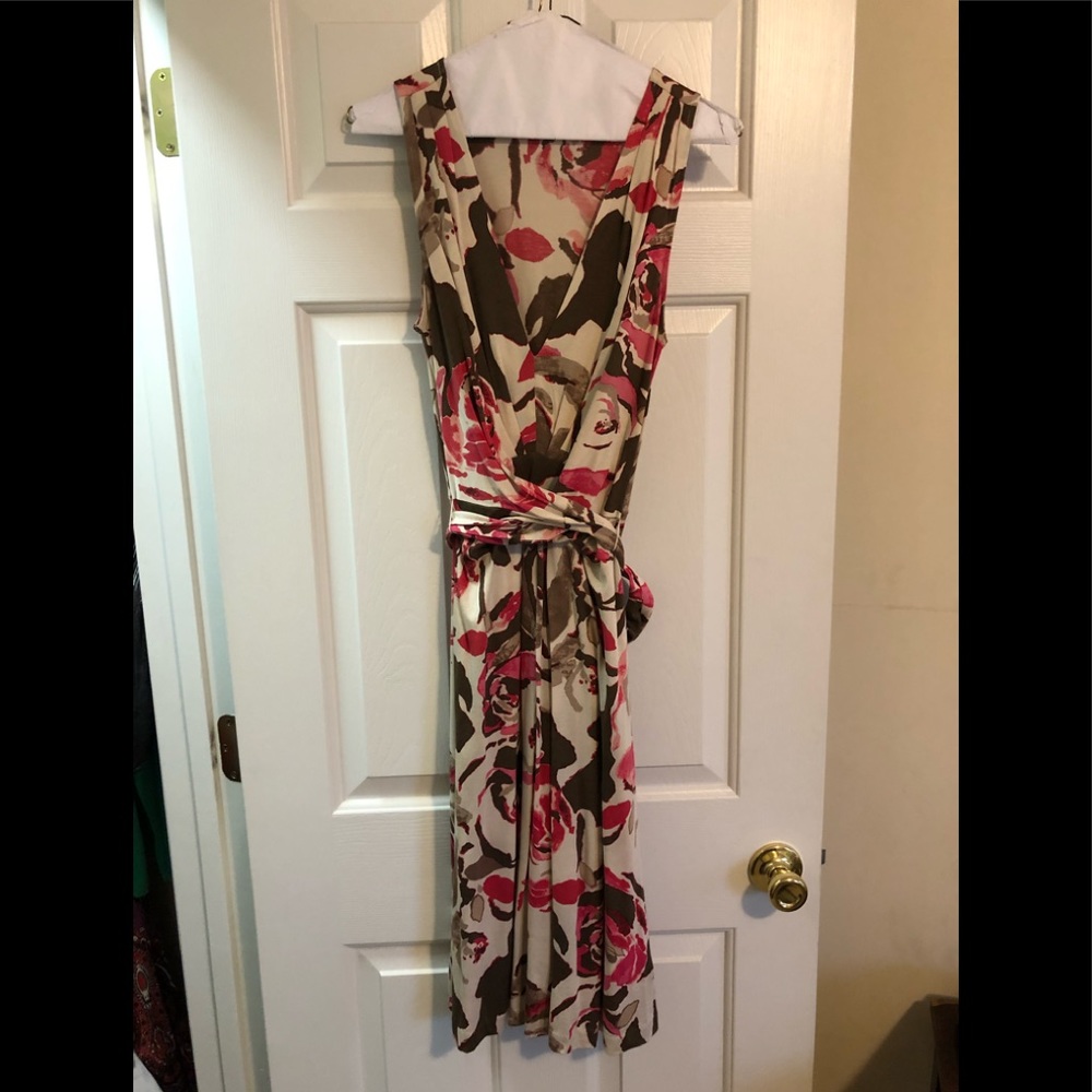 Beautiful pink and brown dress